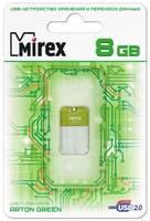 Накопитель USB 2.0 8GB Mirex ARTON 13600-FMUAGR08 зелёный (ecopack)