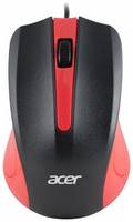 Мышь Acer OMW012 ZL.MCEEE.003 черный / красный 1200dpi USB (3but)