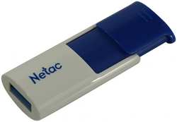Накопитель USB 3.0 32GB Netac NT03U182N-032G-30BL U182, бело-синяя
