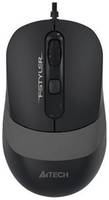 Мышь A4Tech FM10 GREY черно-серая, 1000dpi, USB