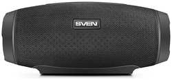 Портативная акустика 2.0 Sven PS-330 SV-017583 черная, 16+2x7Вт (RMS), USB, microSD, Bluetooth, TWS, встроенный аккумулятор