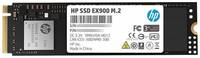 Накопитель SSD M.2 2280 HP 2YY44AA EX900 500GB PCIe NVMe 3.0 x4 TLC 2100 / 1500MB / s IOPS 100K / 80K MTBF 2M (2YY44AA#ABB)