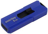 Накопитель USB 2.0 8GB SmartBuy SB8GBST-B Stream голубой