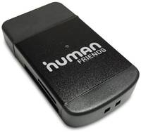 Карт-ридер CBR Human Friends Speed Rate Multi black. 4 слота, поддержка карт: Micro MS (M2), microSD, T-flash, SD, MMC, SDHC, DV, MS, MS Pro D