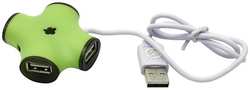 Концентратор USB 2.0 CBR CH 100 Green green, 4 порта