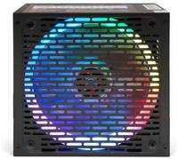 Блок питания ATX HIPER HPB-550RGB 550W, ActivePFC, RGB 140mm fan, black, BOX