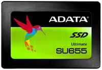 Накопитель SSD 2.5'' ADATA ASU655SS-240GT-C Ultimate SU655 240GB TLC 3D NAND 520/450MB/s IOPS 40K/75K MTBF 2M