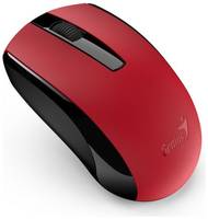 Мышь Genius ECO-8100 red, 800 / 1200 / 1600 dpi, радио 2,4 Ггц, аккумулятор, USB (31030010413)