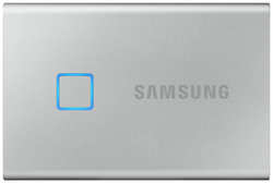 Внешний SSD USB 3.2 Gen 2 Type-C Samsung MU-PC2T0S / WW T7 Touch 2TB silver (MU-PC2T0S/WW)
