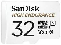 Карта памяти MicroSDHC 32GB SanDisk SDSQQNR-032G-GN6IA Class 10 UHS-I U3 V30 High Endurance Video Monitoring Card