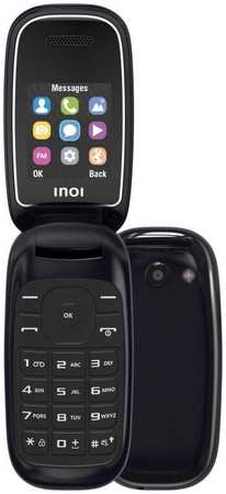 Мобильный телефон INOI 108R, 1.8″ 160x128 TFT, 32Mb, BT, 1xCam, 2-Sim, 600 мА·ч, черный 970085416