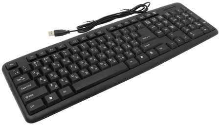 Клавиатура проводная Defender HB-420, мембранная, USB, черный (45420) 970122766