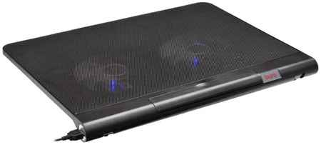 Охлаждающая подставка для ноутбука 17″ Buro BU-LCP170-B214, вентилятор: 140, пластик, металл