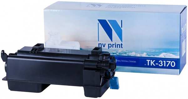 Картридж лазерный NV Print NV-TK3170NC (TK-3170), 15500 страниц, совместимый для Kyocera ECOSYS P3050DN/3055DN/3060DN без чипа