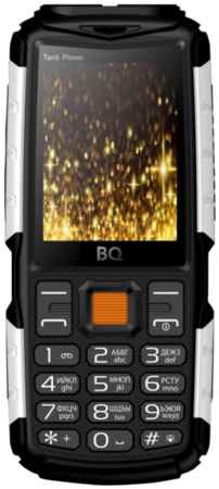 Мобильный телефон BQ BQ-2430 Tank Power, 2.4″ 320x240 TN, 32Mb RAM, BT, 2-Sim, 4000 мА·ч, черный/серебристый (85955786) 970150483