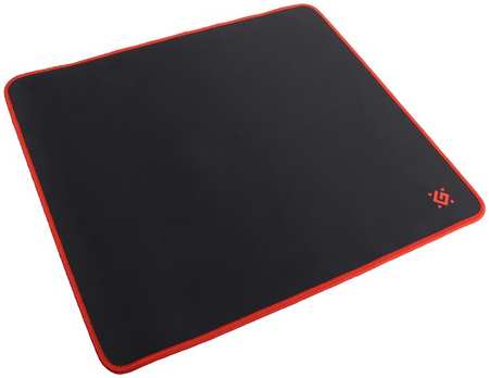 Коврик для мыши Defender Black XXL, игровой, 400x355x3мм, черный/красный (50559) 970154525