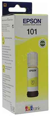 Чернила Epson 101, 70 мл, желтый, оригинальные для Epson L4000/L6000 (C13T03V44A) 970156653