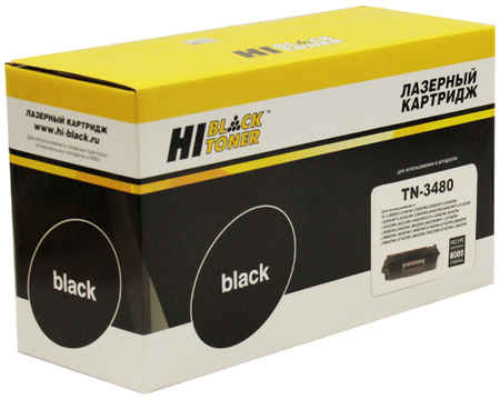 Картридж лазерный Hi-Black HB-TN-3480 (TN-3480), черный, 8000 страниц, совместимый, для Brother HL-L5000D/ 5100DN/ 5200DW 970159250