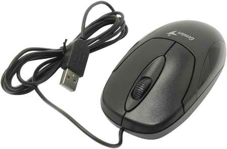 Мышь проводная Genius XScroll V3 USB, 1000dpi, оптическая светодиодная, USB