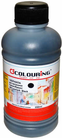 Чернила Colouring CG-INK-UNI-Bk 250мл, 250 мл, черный, совместимые 970164691