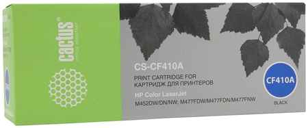 Картридж лазерный Cactus CS-CF410A (CF410A), черный, 2300 страниц, совместимый, для CLJP M452dn / M452nw / MFP M377dw / MFP M477fdn / MFP M477fdw / MFP M477fnw 970166566