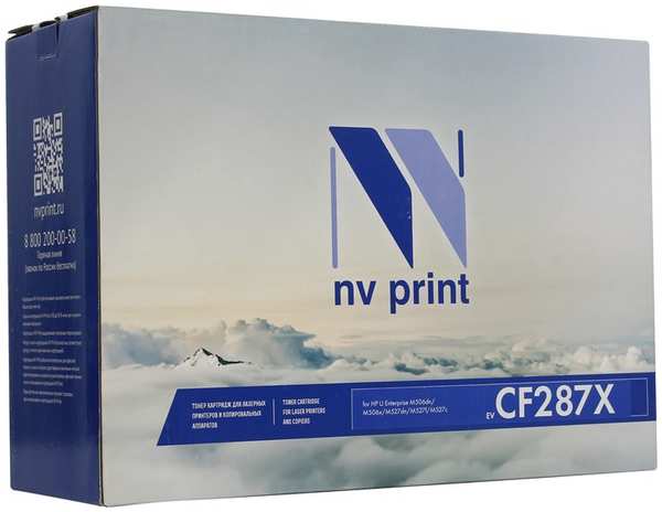 Картридж лазерный NV Print NV-CF287X (CF287X), черный, 18000 страниц, совместимый, для LJE M506dn / M506x / M527dn / M527f / M527c, LJP M501n 970172252