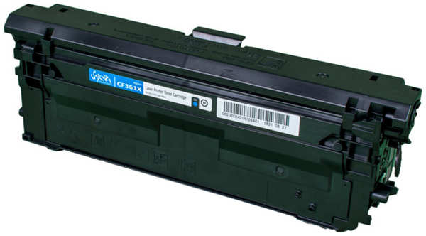 Картридж лазерный SAKURA SACF361X (CF361X), голубой, 9500 страниц, совместимый, для CLJE M552d/M553n/553x/553dn 970178510