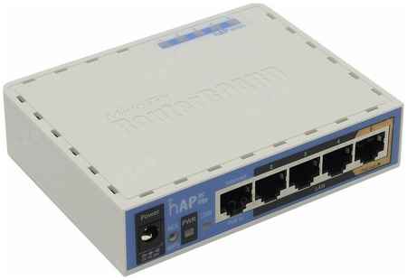Wi-Fi роутер MikroTik hAP AC lite, 802.11a/b/g/n/ac, 2.4 / 5 ГГц, до 493 Мбит/с, LAN 5x100 Мбит/с, WAN 1x100 Мбит/с, внутренних антенн: 1x1.5дБи, 1xUSB 2.0 (RB952Ui-5ac2nD) 970185833