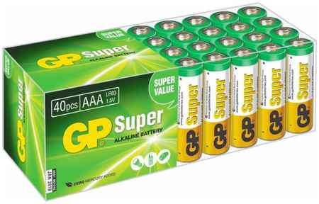 Батарея GP GP24A-B40, AAA, 1.5 V, 40шт 970197108