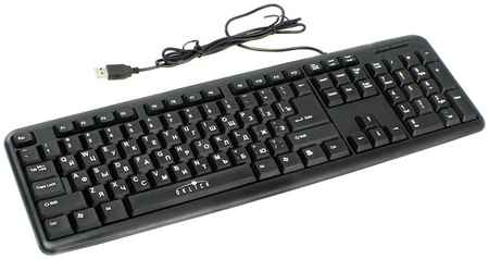 Клавиатура проводная Oklick 180M Black USB, мембранная, USB, черный (943626) 970203921