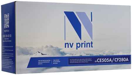 Картридж лазерный NV Print NV-CF280A/CE505A (80A / 05A), черный, 2700 страниц, совместимый, для LJP 400 MFP M425dn / MFP M425dw / M401dne / M401a / M401d / M401dn / M401dw 970239587