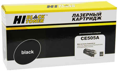 Картридж лазерный Hi-Black HB-CE505A (CE505A), черный, 2300 страниц, совместимый, для LJ P2035 / P2035n / P2055 / P2055d / P2055dn / P2055d 970251651