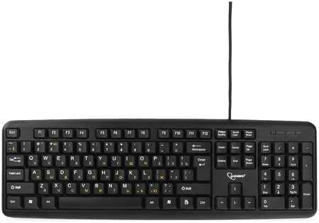 Клавиатура Gembird KB-8320U-BL, мембранная, USB, черный 970251670