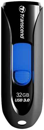 Флешка 32Gb USB 3.0 Transcend JetFlash JetFlash 790, черный/синий (TS32GJF790K) 970273286