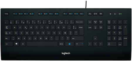 Клавиатура проводная Logitech Corded Keyboard K280e USB, мембранная, USB, (920-005215)