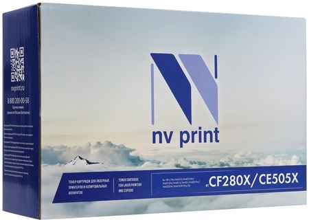 Картридж лазерный NV Print NV-CF280X/CE505X (80X / 05X), черный, 6900 страниц, совместимый, для LJP 400 MFP M425dn / MFP M425dw / M401dne / M401a / M401d / M401dn / M401dw 970291044