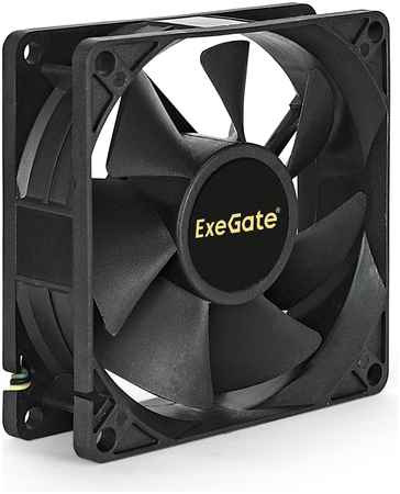 Вентилятор ExeGate EX08025H4P-PWM, 80 мм, 2500rpm, 23 дБ, 4-pin PWM, 1шт (EX283379RUS) 970300023