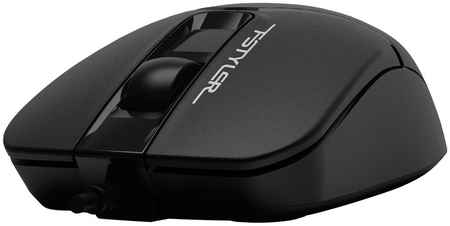 Мышь проводная A4Tech Fstyler FM12 S, 1200dpi, оптическая светодиодная, USB, черный (FM12 S BLACK) 970302019