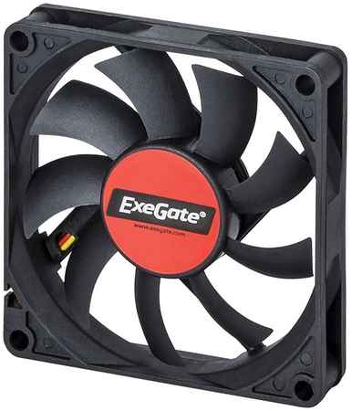 Вентилятор ExeGate EX08015S3P, 80 мм, 2000rpm, 23 дБ, 3-pin, 1шт (EX180973RUS) 970302738