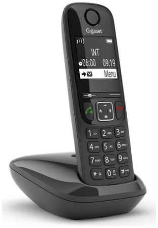 VoIP-телефон Gigaset AS690IP, 2 линии, 6 SIP-аккаунтов, цветной дисплей, DECT, PoE, (S30852-H2813-S301)