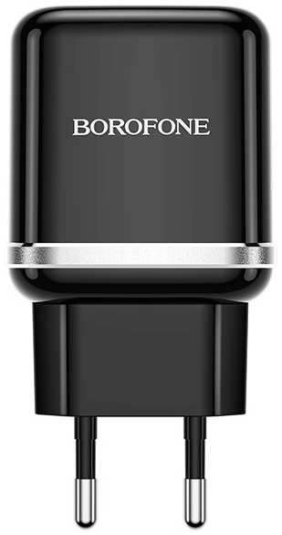 Сетевое зарядное устройство Borofone BA36A High speed 18W, 1USB, Quick Charge, 3A, черный 970322001