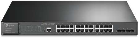 Коммутатор TP-Link JetStream TL-SG3428MP, управляемый, кол-во портов: 24x1 Гбит/с, кол-во SFP/uplink: SFP 4x1 Гбит/с, установка в стойку, PoE: 24x30 Вт (макс. 384 Вт) (TL-SG3428MP) 970333223