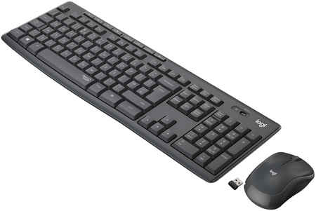 Клавиатура + мышь Logitech MK295, беспроводная, USB, графит (920-009800/920-009807) 970341103