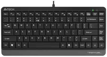 Клавиатура проводная A4Tech FK11, мембранная, USB, серый 970346537