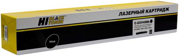 Картридж лазерный Hi-Black HB-C-EXV49BK (C-EXV49Bk/8524B002), черный, 36000 страниц, совместимый для Canon iR-C3300/C3320/C3320i/C3325/C3330i 970350225