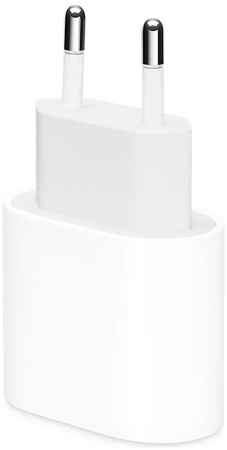 Сетевое зарядное устройство Apple Power Adapter 20W, 1USB, USB type-C, Quick Charge, PD, белый (MHJE3ZM/A) 970383264