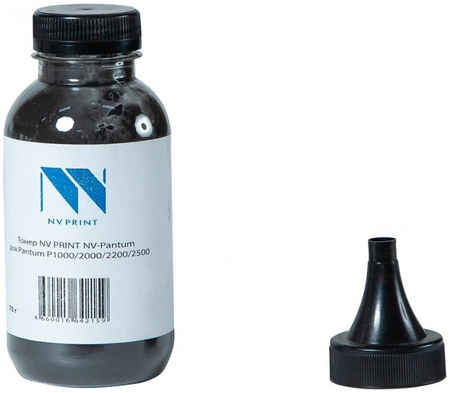 Тонер NV Print универсальный 70 г, черный, совместимый для Pantum P2200/P2207/P2507/P2500W (NV-Pantum P1000/2000(70г)) 970384627