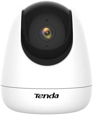IP-камера TENDA CP3 4мм, настольная, поворотная, 2Мпикс, CMOS, до 1920x1080, до 30кадров/с, WiFi, -10 °C/+50 °C, белый (CP3) 970516263