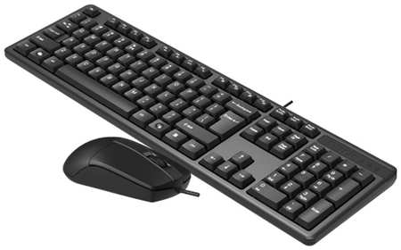 Клавиатура + мышь A4Tech KK-3330, USB, черный (KK-3330 USB (BLACK)) 970536538