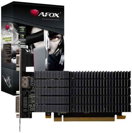 Видеокарта AFOX NVIDIA GeForce GT 210, 1Gb DDR2, 64 бит, PCI-E, VGA, DVI, HDMI, Retail (AF210-1024D2LG2) 970544710
